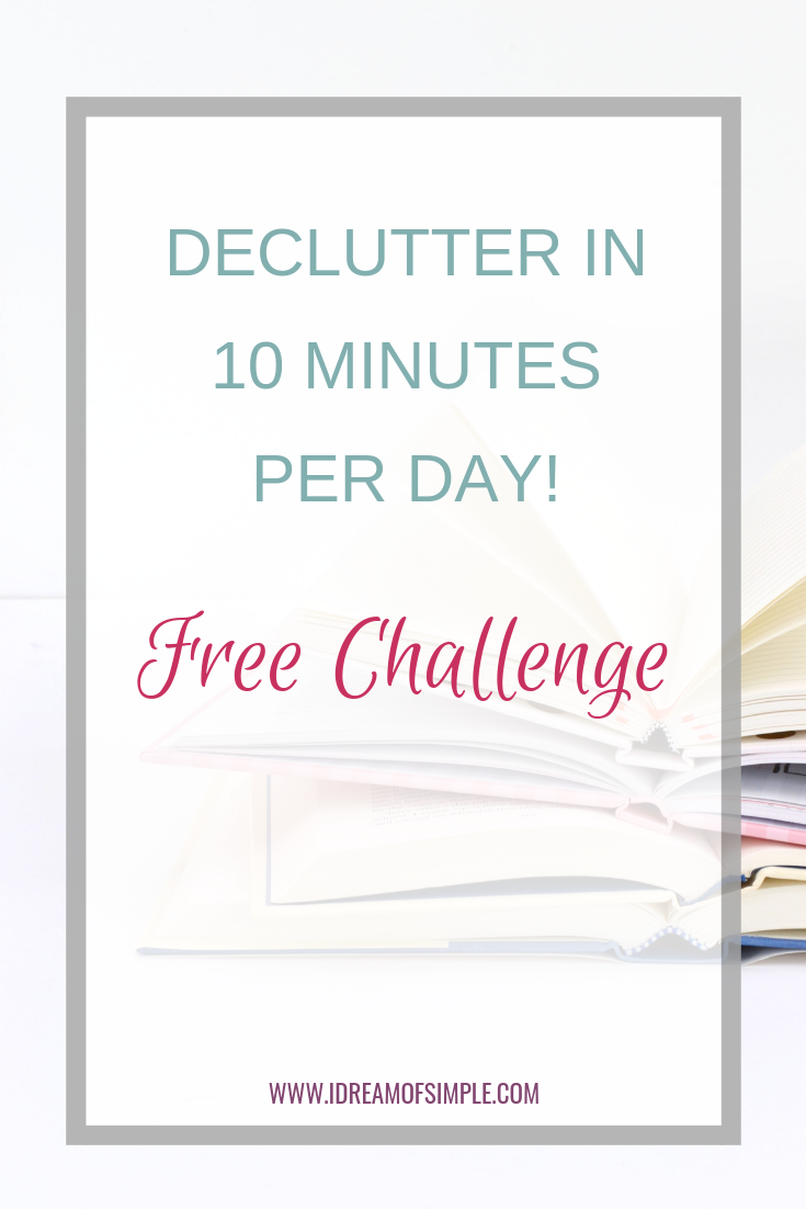10 minute decluttering challenge 2