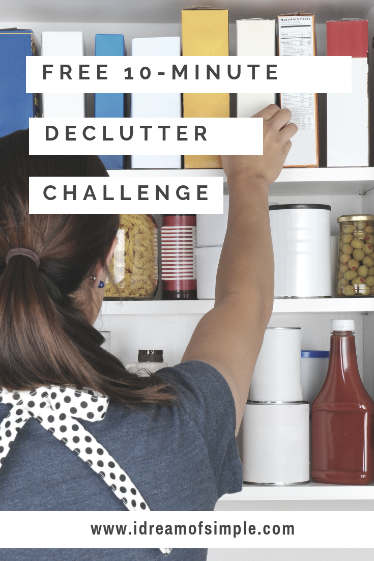 10 minute decluttering challenge 3
