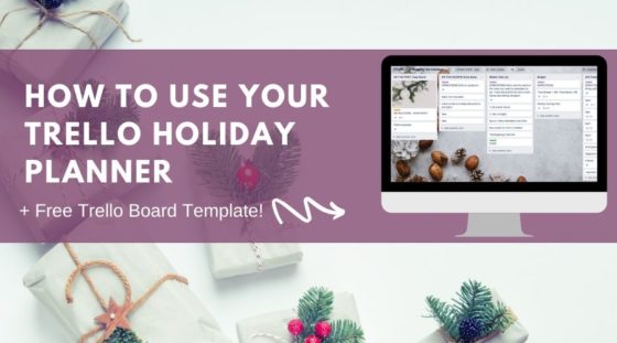 This holiday organization planner in Trello is perfect for keeping track of everything for the Thanksgiving and Christmas season.  There is a place to keep track of holiday gift-giving, holiday budgets, holiday menu planning, and so much more!  Click over to read about all this Trello board template has to offer and don't forget to download your FREE holiday planner while you're there!