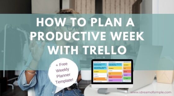 Are you struggling to juggle all of your to-do's for the week? Do you have checklists and post-it notes all over the place?  If so, keep reading to learn all about how you can set up a productive week with Trello.  You can also download a free Trello weekly planner template to hit the ground running! 