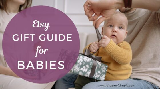 12 gift ideas for the babies in your life.  Click over to see the etsy gift guide for babies.